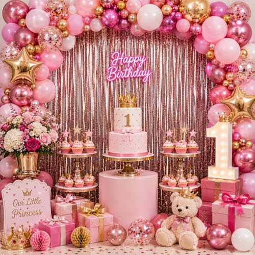 Image of ARCK Select silver Foil Curtain for Decoration - 3 Pcs (3ftx6ft) Curtain for Birthday Decoration | Fringe Curtains for Decoration | silver Foil Curtains for Birthday Decoration | Foil Fringe Curtain