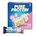 Pure Protein Bars, High Protein, Nutritious Snacks to Support Energy, Low Sugar, Gluten Free, Birthday Cake, 1.76 Ounce (Pack of 12)