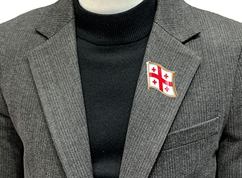 Image of vmcoatdu Country Flag Pin Badge International Travel Brooch Metal Alloy Souvenir Pin for Hat Clothes Backpack