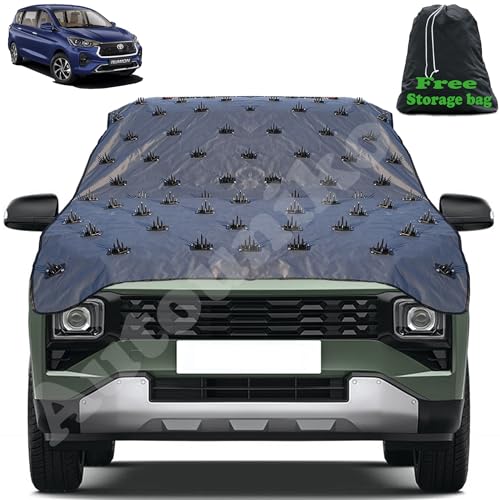 Autouniko Complete Protection Spike Car Cover for Toyota Rumion Protection from Street Dogs,Monkeys & Pets, Also Compatible with All Hatchback,Sedan,SUVs 13.4 Fit Universal Size