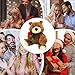 Oso Que Sostiene Rosa, Peluche Oso De San Imagen de Oso Que Sostiene Rosa, Peluche Oso De San