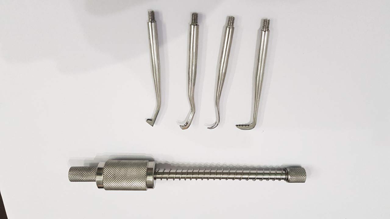 Dental Crown Remover Set of 4 Tip Stainless Steel-image-22
