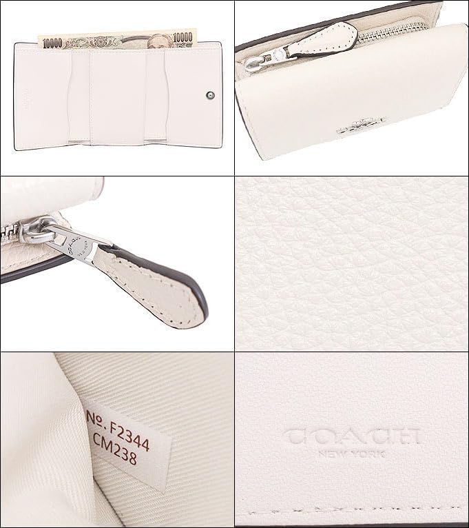 Amazon | [コーチ] 財布(三つ折り財布) FCM238 CM238 チョーク