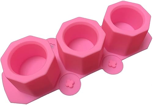 Miniatura 9 de Molde de silicona de hormigón, 3 piezas de moldes de silicona para macetas de plantas suculentas, moldes de silicona para hormigón, moldes de vidrio