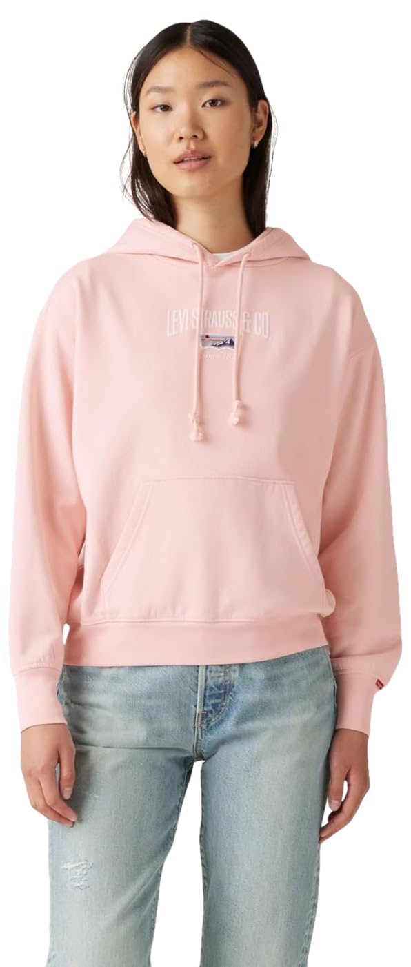 Graphic Heritage Hoodie Sweatshirt Kadın