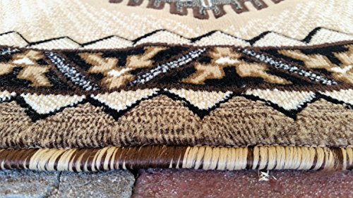 South West Native American Area Rug Berber Design #D143 (2Ftx3Ft4In.) #TOP3