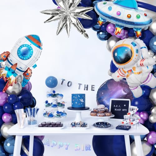 Image of Amandir 140pcs Outer Space Balloon Garland Arch Kit