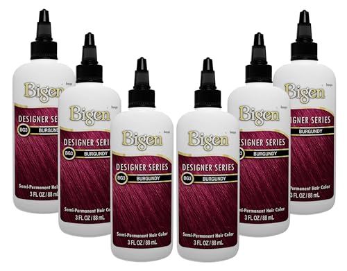 Bigen Semi-Permanent Haircolor #Bg3 Burgundy 3 Ounce (88ml) (6 Pack) miniatura 1