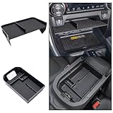 JDMCAR Upgraded Center Console Organizer Compatible with Toyota RAV4 2025 2024 2023 2022 2021 2020 2019 Interior Accessories, Gear Shift Storage Tray Secondary Box Insert Divider - 2pcs