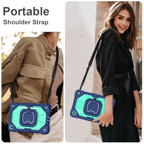 Image of Scnioy for Galaxy Tab A11+ Plus / A9+ Case 11 Inch 2025 /2023, Navy Mint