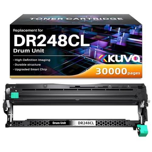 Kuva DR248CL Trommel kompatibel für Brother DR248 DR248CL kompatibel für Brother HL-L3240CDW MFC-L3740CDWE MFC-L3760CDW DCP-L3560CDW DCP-L3520CDWE DCP-L3555CDW HL-L3220CW HL-L3220CWE (1 Schwarz)
