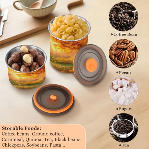 Envase para café de acero inoxidable 17oz con tapa hermética miniatura 5