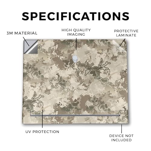 Image of Laptop Skin Compatible with Alienware X16 R2 (2024) - Viper Western - Premium 3M Vinyl Protective Wrap Decal Cover - Easy to Apply | Crafted in The USA by MightySkins