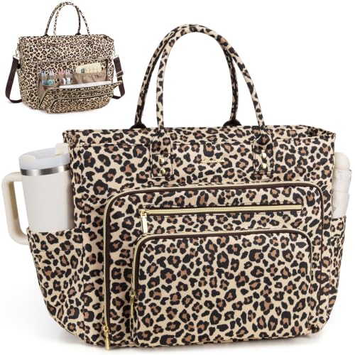 Image of LOVEVOOK Teacher Tote Bag for Women Work, 15.6 inch Nurse Laptop Tote Bag