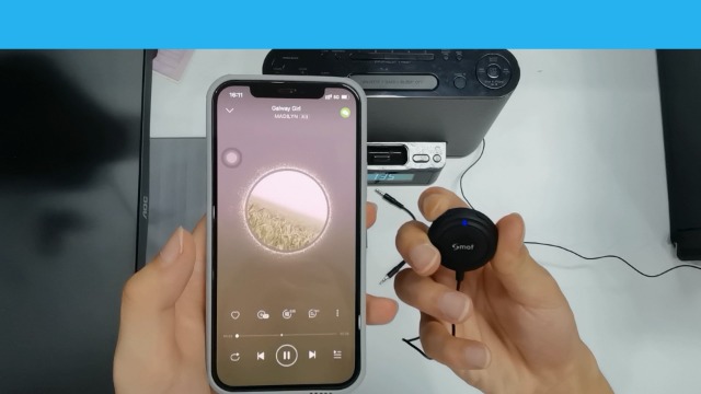 K vivavoce Bluetooth 5.0 adattatore ausiliario da Usb a Jack