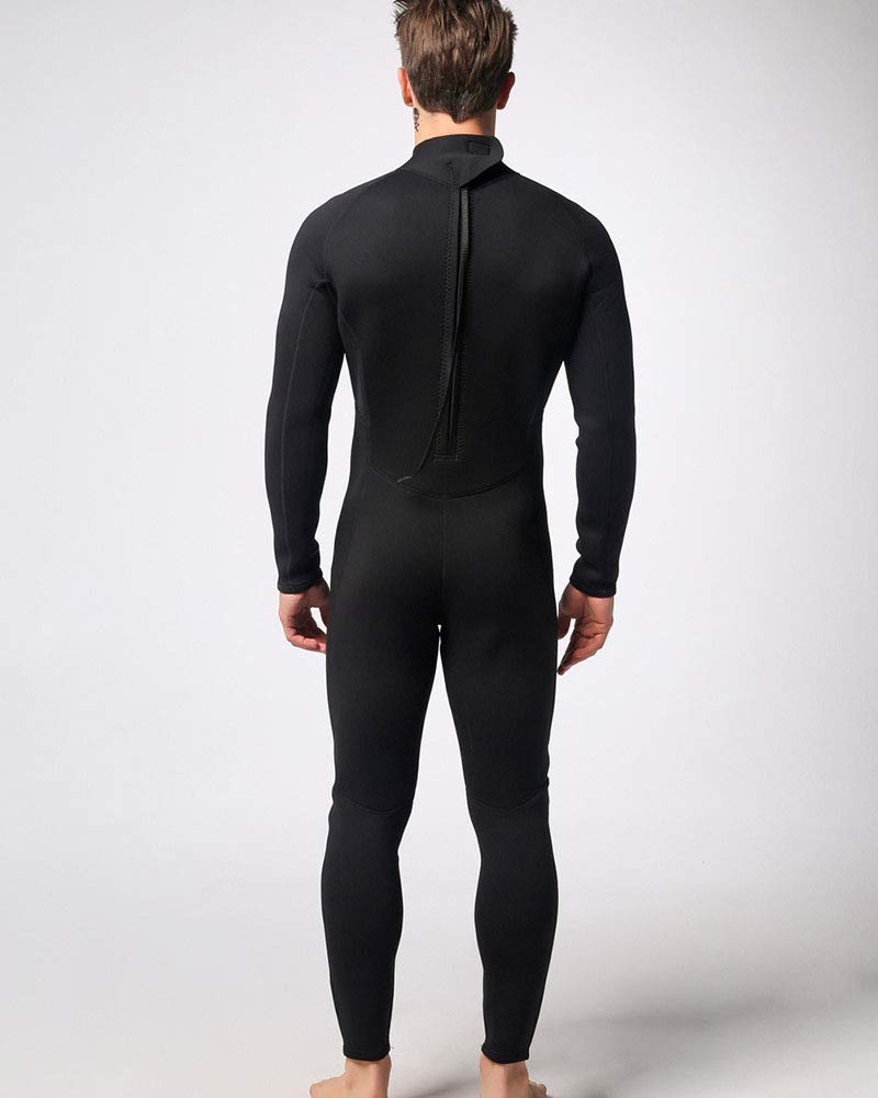Uomo Muta in Neoprene da 3MM per Apnea e Pesca Subacquea,Muta Monopezzo per Pesca Sub in Apnea