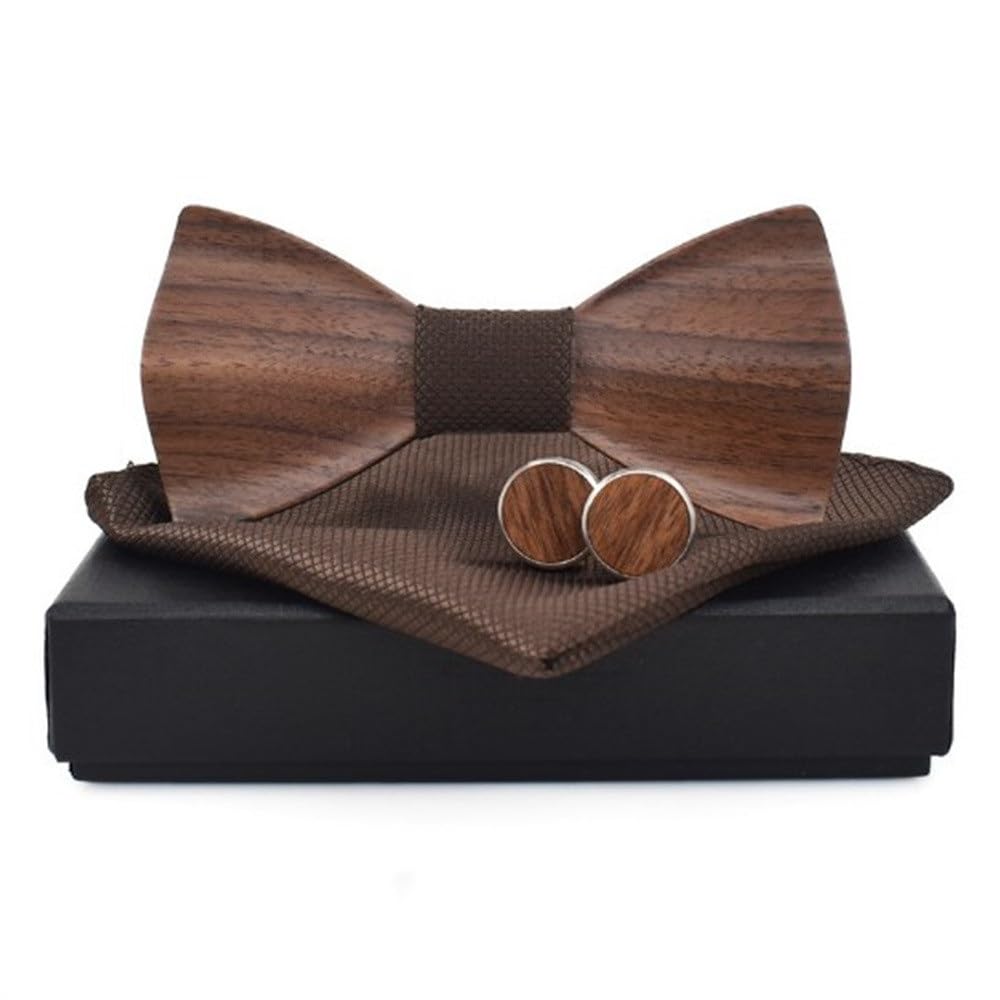 Conjunto De Pajarita para Novio Pajarita De Madera (Colour 5)