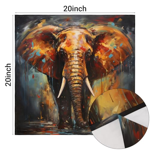 Servilletas de tela 20x20 pulgadas pack x6 multicolor miniatura 2