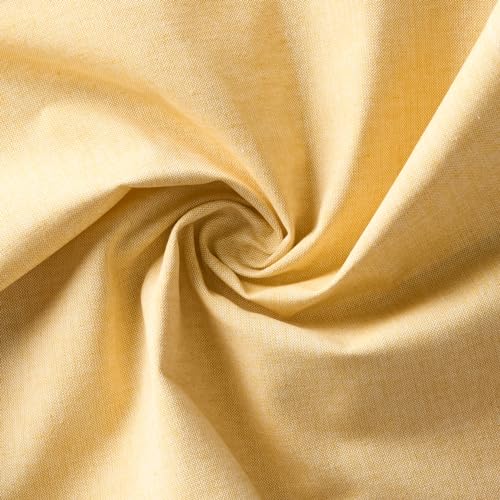 Image of 100% Cotton Pom Pom Cushion with Filler, Elegant & Modern Cushion Cover for Living Room, Rectangle, 12 inchx20 inch, uni Chambray, Set of 5 - Mimosa