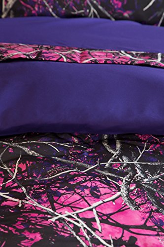 Carstens Muddy Girl Camo 4 Piece Comforter Bedding Set, Queen #TOP4