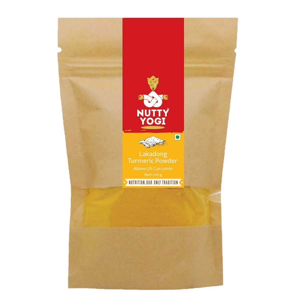 Nutty Yogi Curcumin Lakadong Turmeric Powder| Organic Haldi Powder | Immunity Booster | Directly sourced from Meghalaya - 100 gm (Pack of 3) (B09P2XBCBN) Amazon Price History, Amazon Price Tracker