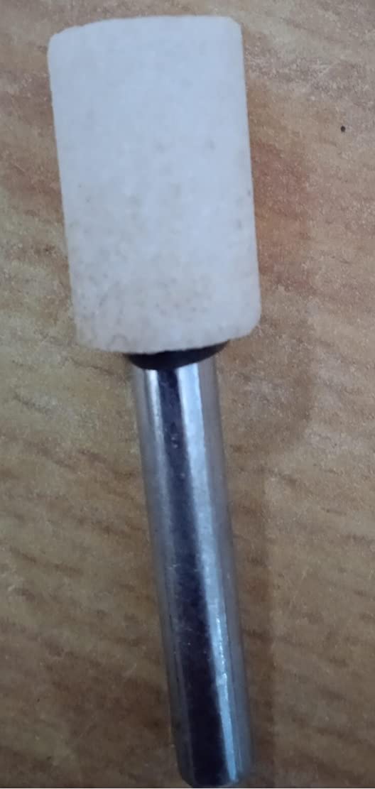 INDEX ABRASIVE MOUNTED POINT W 186 DIA 13 mm X 20 mm Height Shank 6 mm White = 10 no