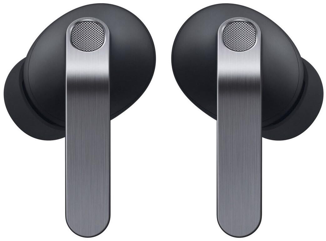 Samsung Galaxy Buds4 Pro, cuffie wireless Hi-Fi Bluetooth, altoparlante a 2 vie, cancellazione del rumore adattiva, auricolari in-ear, audio 360, agente AI con controllo vocale, nero