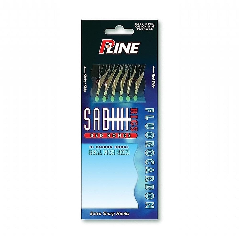P-Line Fluoro Sabiki Fish Skin Sabiki Rig