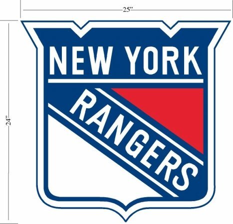 New York Rangers Wallmarx Large Wall Decal