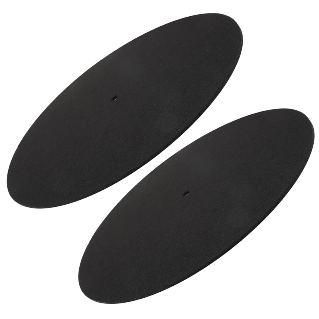 Toddmomy 2Pcs Felt Record Player Mats Static Vinyl Turntable Accessories for Phonograph Durable Sound Dampening Pads to Reduce Vibration and Protect Records