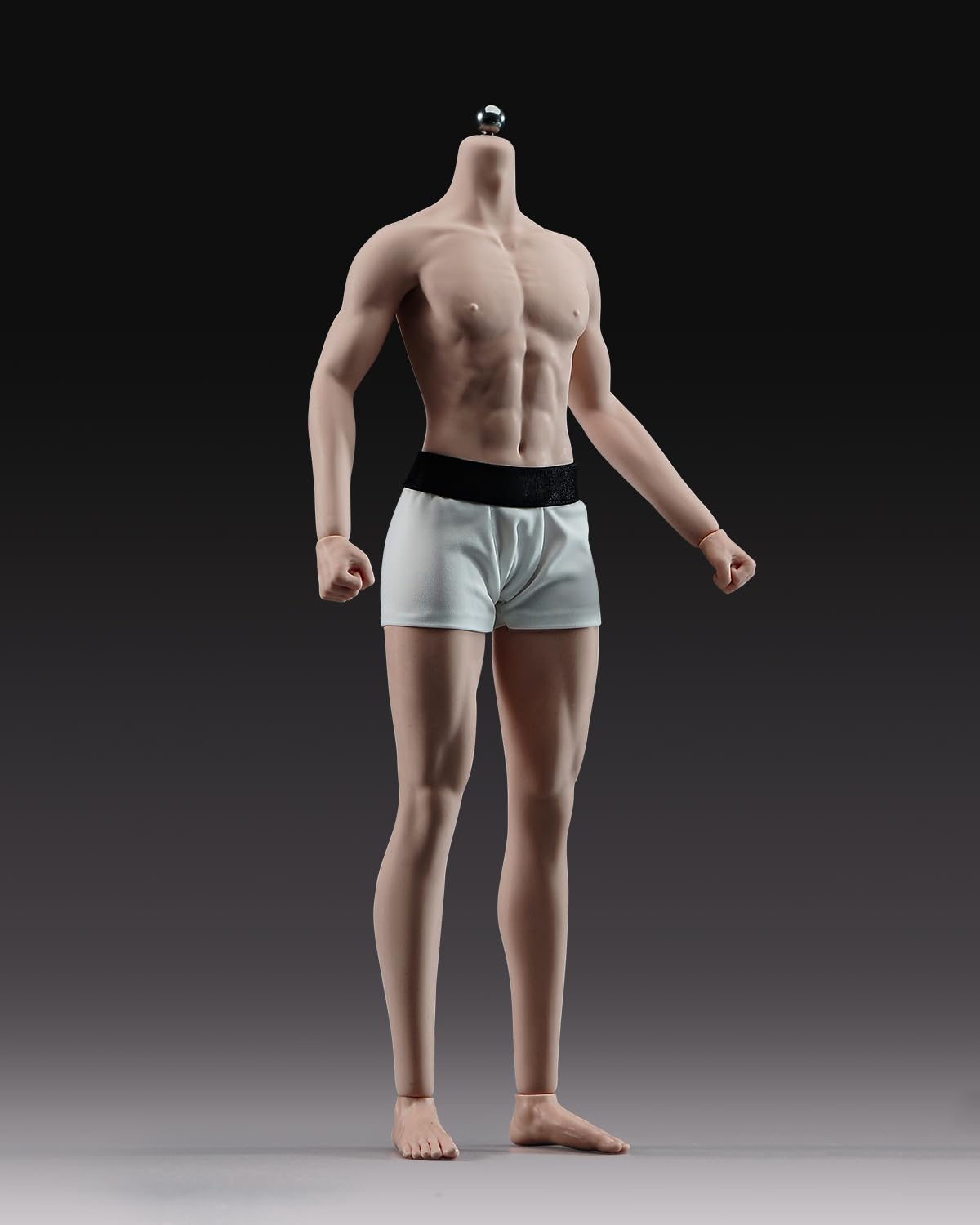 Fremego 1/6 Männlichen Actionfigur Körper,12 Zoll Flexible Männliche Nahtlose Muskulöse Figur Körper Puppe mit Zubehör Sammlung YM511 (Normale Haut)