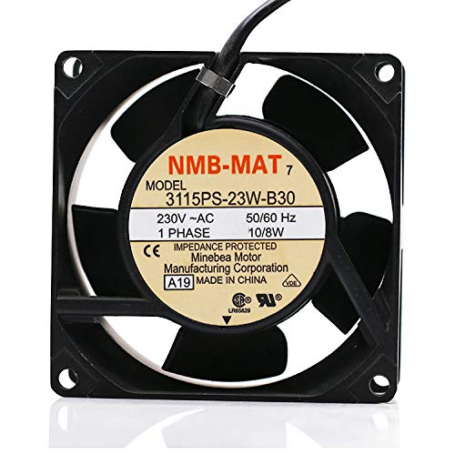 3115PS-23W-B30 AC230V 10 8W 8038 high Temperature Resistant Cabinet Cooling Fan