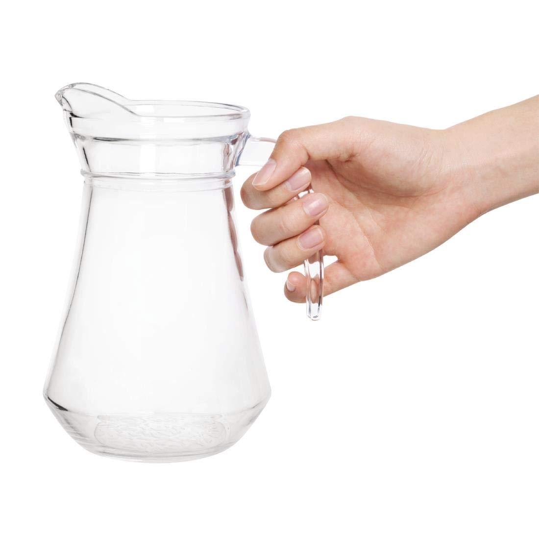 Olympia gf923 cristal jarra, 1 L (Pack de 6)