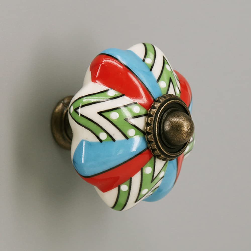 Boutons de citrouille en céramique vintage pour embellir vos meubles