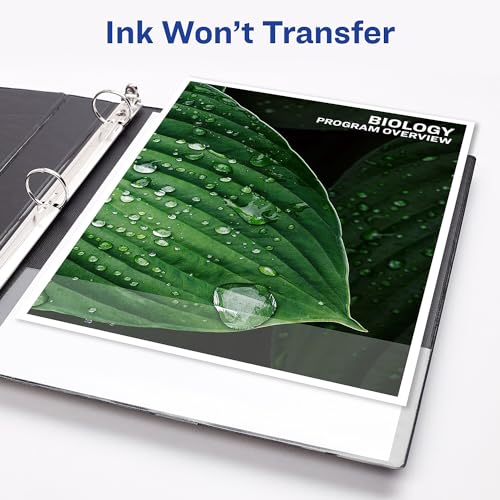 Avery Fichário durável que não visa com Durahinge e anéis inclinados, 3 anéis, capacidade de 5 cm, 2