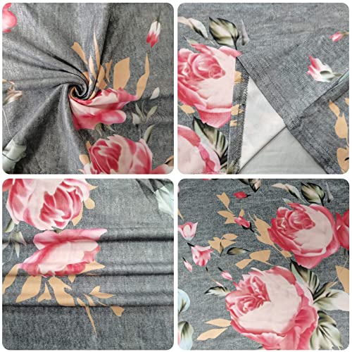 Image of NEWCOSPLAY Women's Comfy Pajama Pants Casual Drawstring Palazzo Lounge Wide Leg Pants