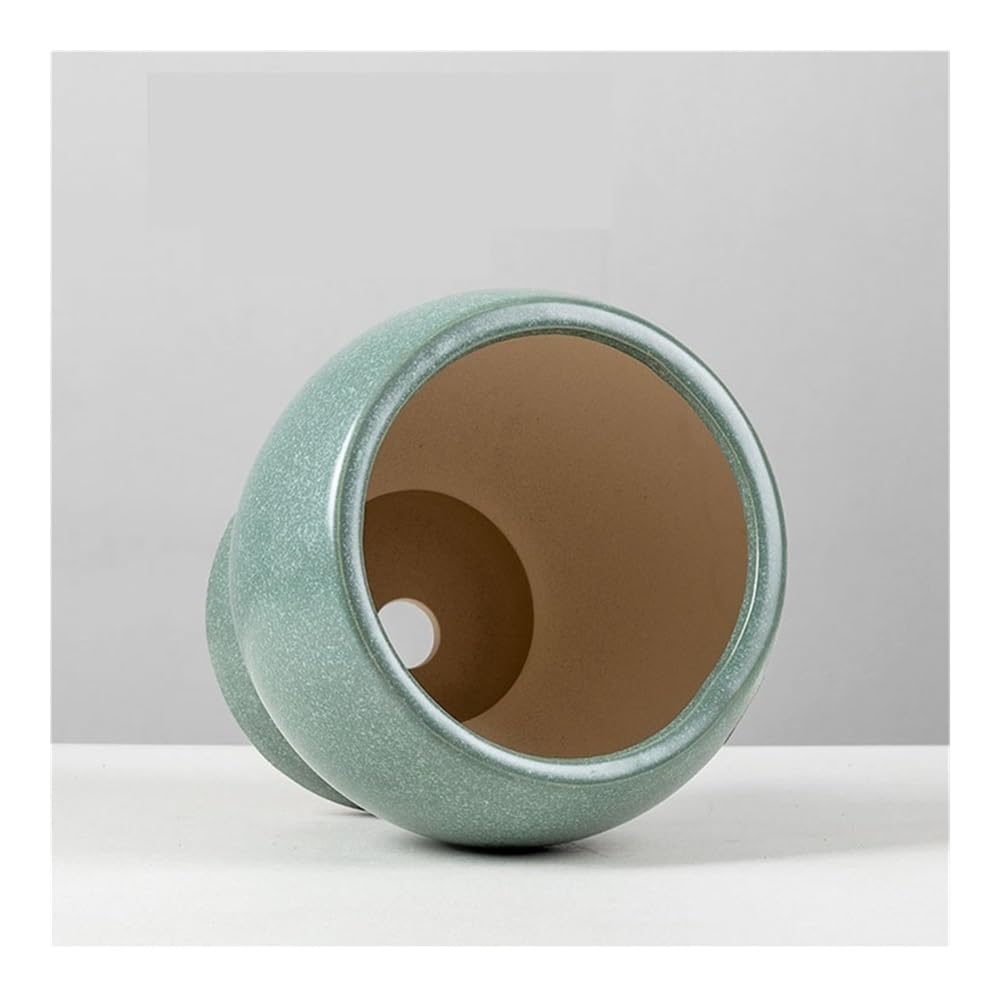 Doniczka, Ceramiczna doniczka z oświetleniem, luksusowa, kreatywna, do salonu, oddychająca
