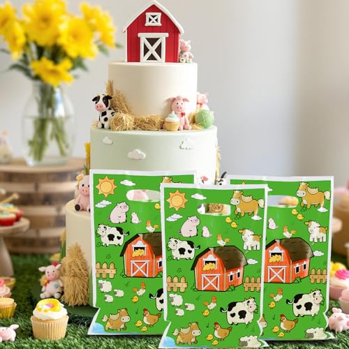 50pcsfarmpartygiftbagsfarmanimalthemedgoodiebagsforkidsbirthdaygreenbarnyardcandybagsfarmhousepartyfavorsuppliesforbabyshowerfarmthemecelebrations Urban Country Home Decor 50 pcs farm party gift bags farm animal themed goodie bags for kids birthday green barnyard candy bags farmhouse party favor supplies for baby shower farm theme celebrations urban country home decor