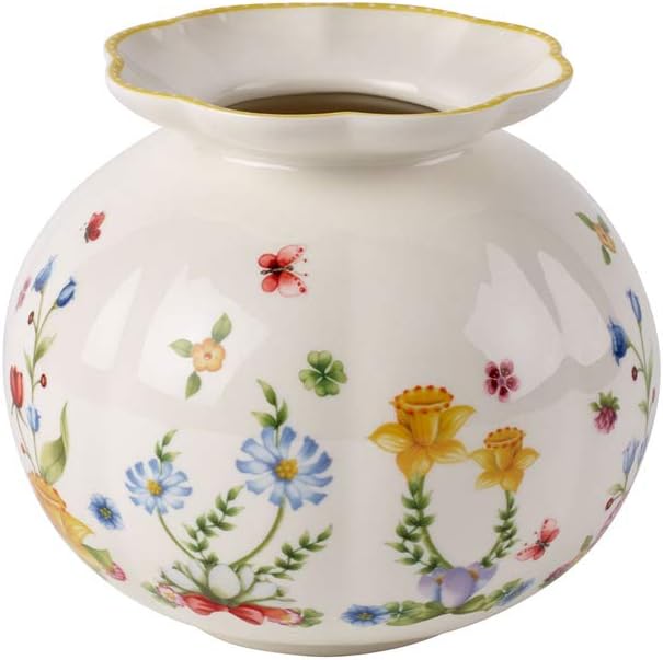 Villeroy und Boch Spring Awakening duży wazon, porcelana, żółto-zielony/czerwony