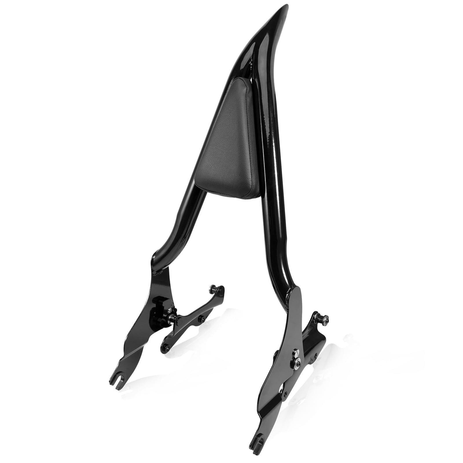 Eumti Sissy Bar For Harley Touring 28" Detachable Rear Passenger Backrest w/ 4 Point Docking Hardware Quick Release Fits Road King Road Glide Street Glide Electra Glide Road King 2014-2025