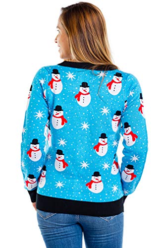 Image of Tipsy Elves Classic Cute Cardigan Ugly Christmas Sweaters for Women with Fun Patterns and Animals