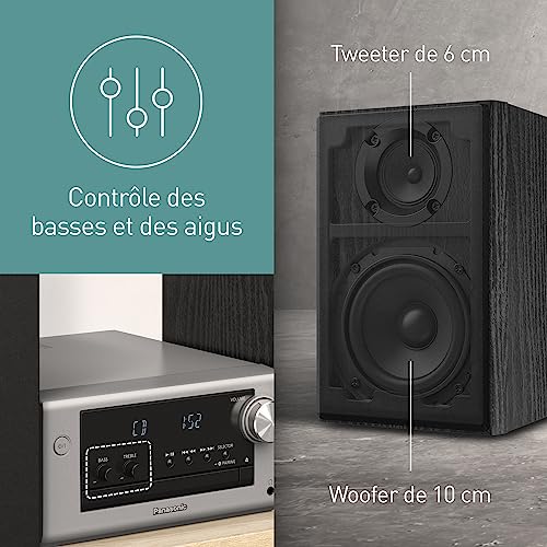 Panasonic Micro chaîne hi fi SC PM702EG - vue 7