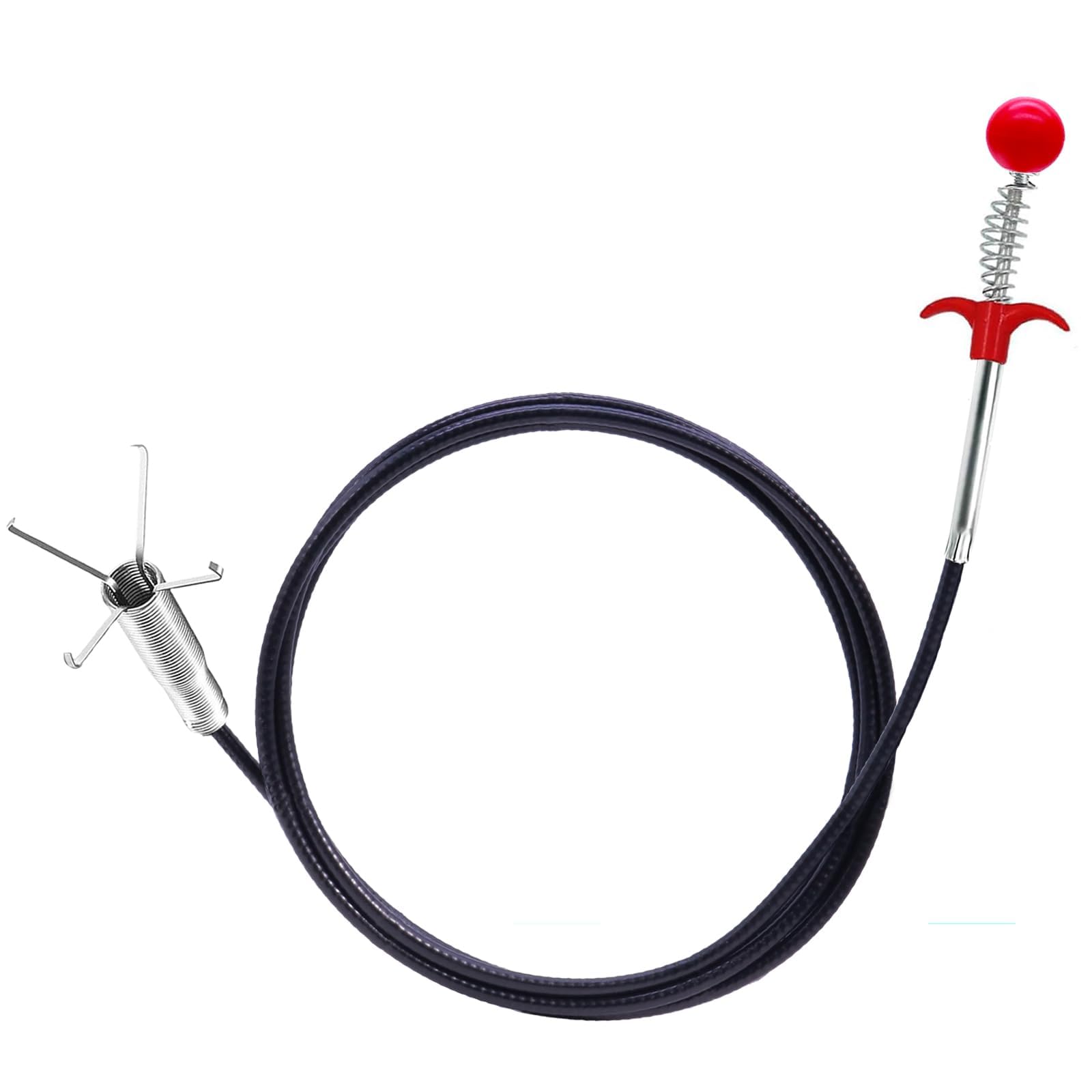 Extracteur de bouchon de vidange et serpent de plomberie pour tuyaux de baignoire 193 cm