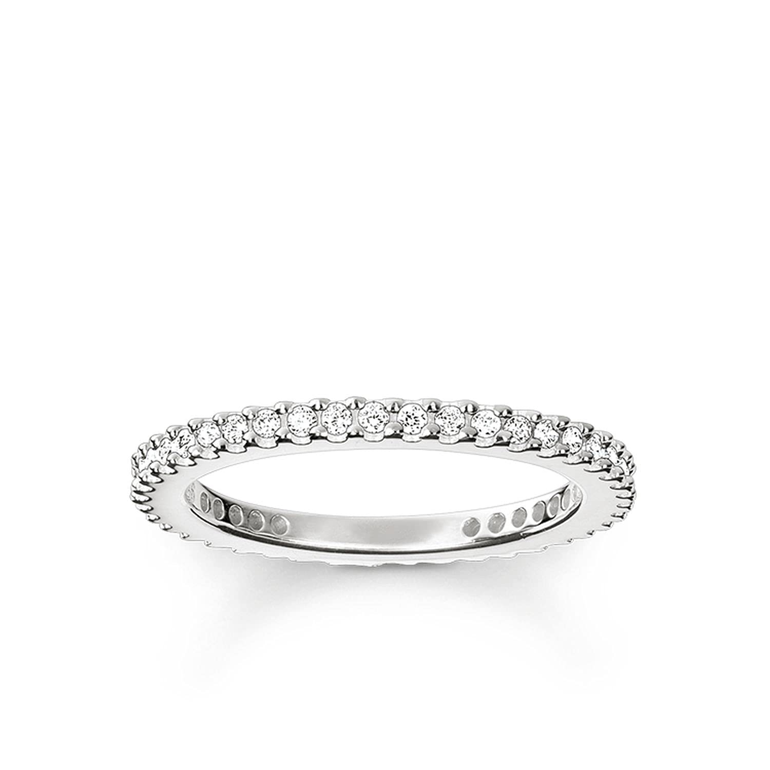 Thomas Sabo Eternity Ring Pav� 925 Sterling Silver TR1980-051-14-58