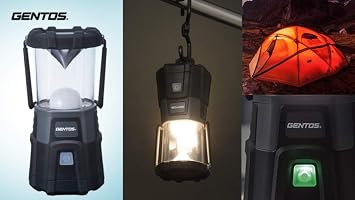 Gentos EX-000R فانوس LED قابل للشحن