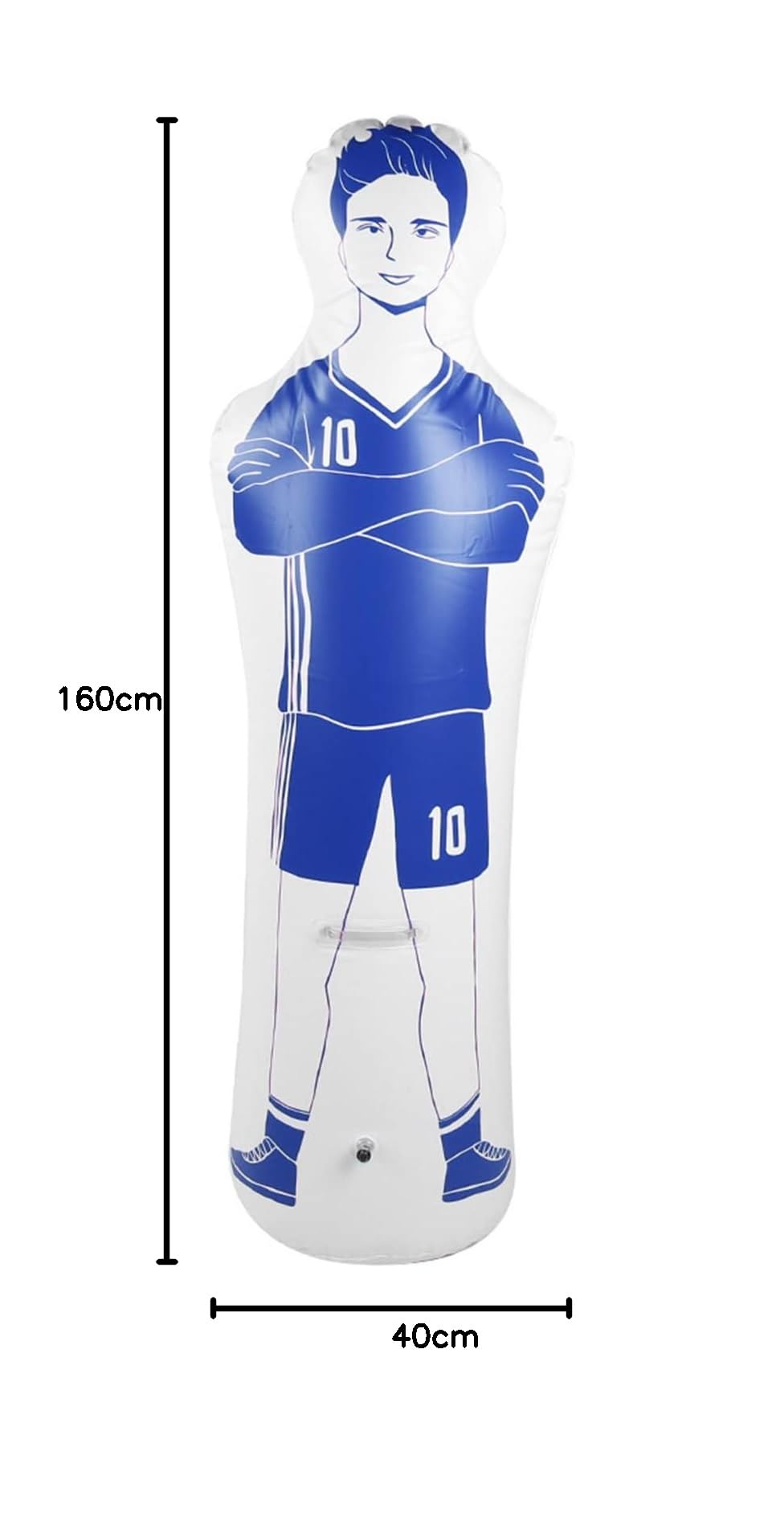 Ejoyous Mannequin de Football, 160cm Mannequins de Football Gonflables Entraîneur de Football Gardien de But, Équipement D'entraînement de Gardien de But, pour L'Entraînement de Football
