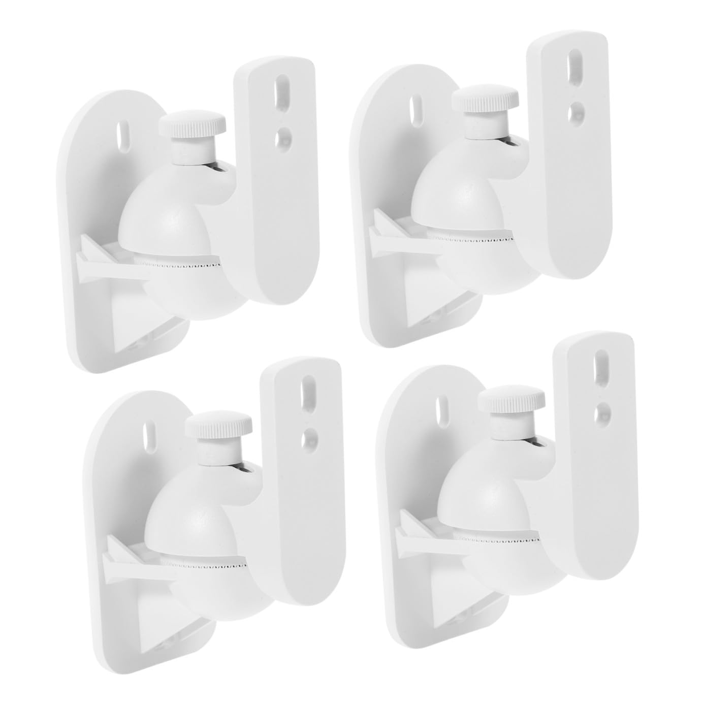 Support Mural pour Enceintes Surround en Lot de 4, Bras Long Suspendre Murale, Adapté aux Systèmes Audio Home Cinéma