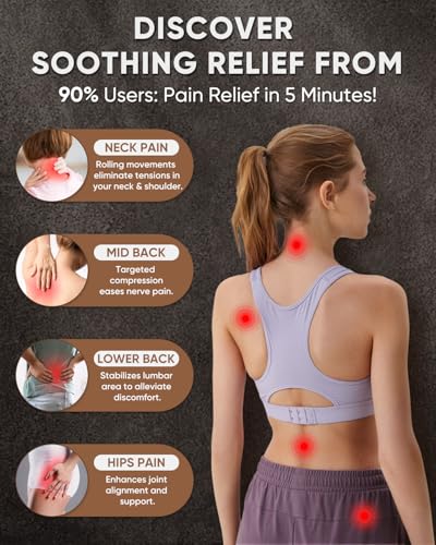 ONUEMP Psoas Release Tool, Fully Adjustable Hip Hook Psoas Muscle Release Tool, for QL, Hip Flexor, Back, Hamstring, Glute, Iliacus and Neck Pain Relief - Deep Tissue Myofascial Release, Wood