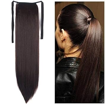 Amazon Com Drawstring Ponytail Extensions Tie Up Ponytail Clip In Hair Extensions Hairpiece Binding Pony Tail Extension For Girl Lady Woman Medium Brown Beauty Personal Care