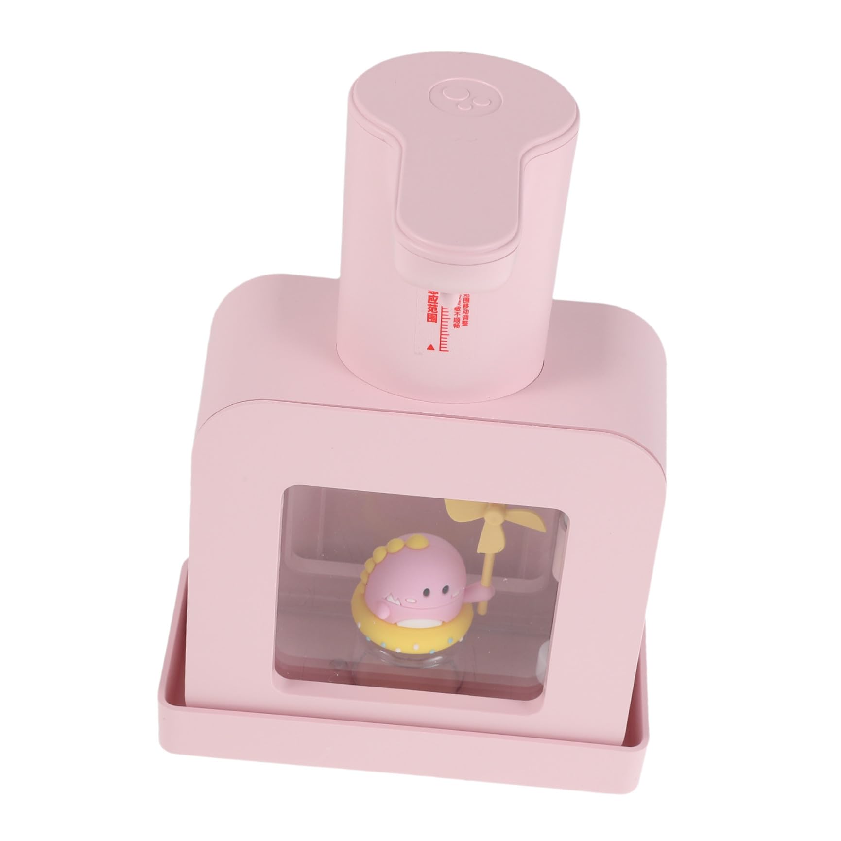 Gadpiparty Dispensador Automático de Jabón Líquido sin Contacto, Bomba Dispensadora de Jabón, Abs, Rosa, Sensor Infrarrojo, Carga USB, para Baño y Oficina